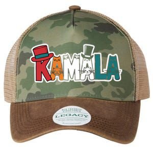 Kamala Cats Hats Fun Personalized Name Gift Legacy Tie Dye Trucker Hat