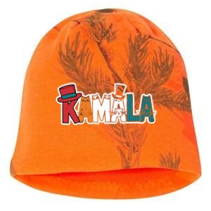 Kamala Cats Hats Fun Personalized Name Gift Kati - Camo Knit Beanie