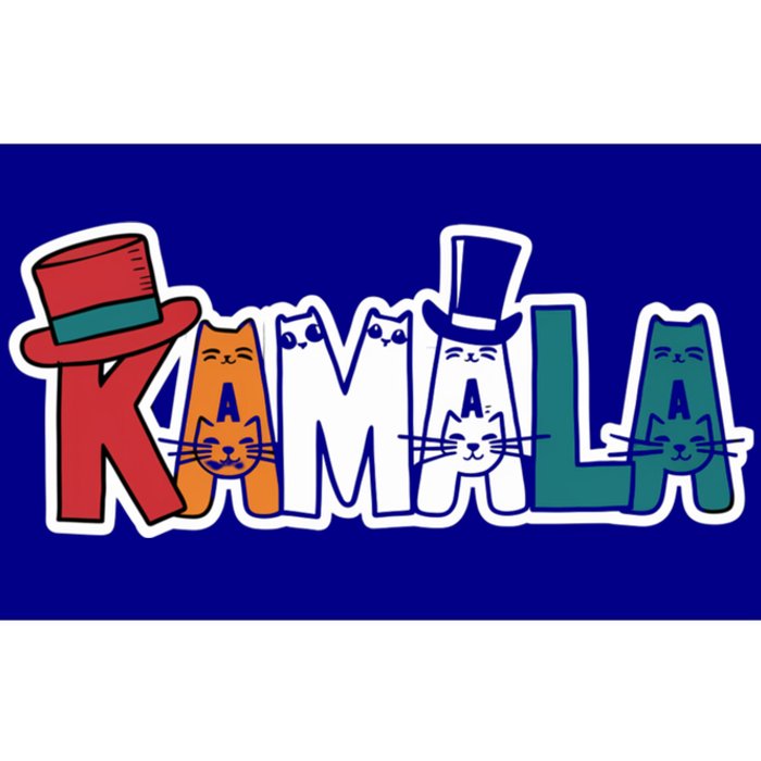 Kamala Cats Hats Fun Personalized Name Gift Bumper Sticker