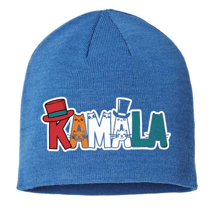 Kamala Cats Hats Fun Personalized Name Gift Sustainable Beanie