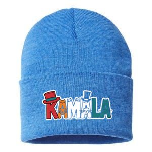 Kamala Cats Hats Fun Personalized Name Gift Sustainable Knit Beanie