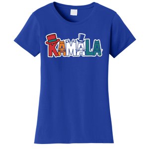 Kamala Cats Hats Fun Personalized Name Gift Women's T-Shirt