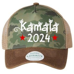 Kamala Cat Harris Walz 2024 Legacy Tie Dye Trucker Hat