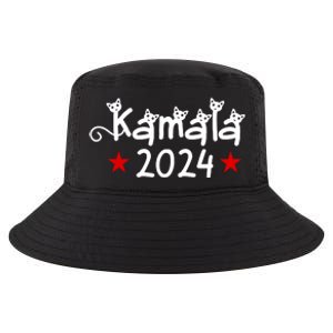 Kamala Cat Harris Walz 2024 Cool Comfort Performance Bucket Hat