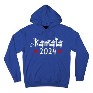 Kamala Cat Harris Walz 2024 Hoodie