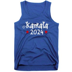 Kamala Cat Harris Walz 2024 Tank Top