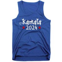 Kamala Cat Harris Walz 2024 Tank Top