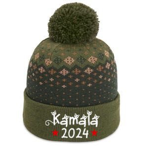 Kamala Cat Harris Walz 2024 The Baniff Cuffed Pom Beanie