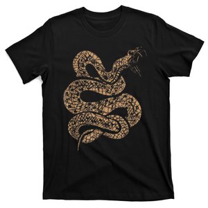 King Cobra Hissing Distressed Snake Lover Gift T-Shirt