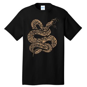 King Cobra Hissing Distressed Snake Lover Gift Tall T-Shirt