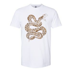 King Cobra Hissing Distressed Snake Lover Gift Softstyle CVC T-Shirt