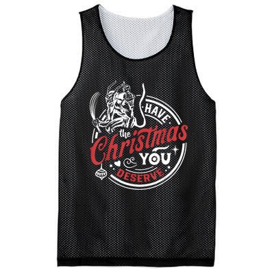 Krampus Christmas Have The Christmas You Deserve Xmas Mesh Reversible Basketball Jersey Tank