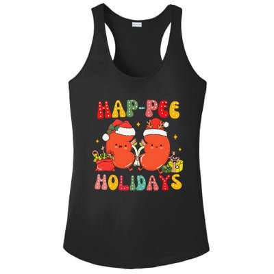 Kidney Christmas Happee Holidays Xmas Nurse Ladies PosiCharge Competitor Racerback Tank