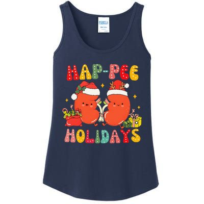 Kidney Christmas Happee Holidays Xmas Nurse Ladies Essential Tank