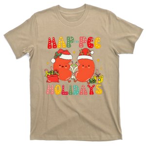 Kidney Christmas Happee Holidays Xmas Nurse T-Shirt