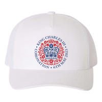 King Charles III Coronation 2023 Yupoong Adult 5-Panel Trucker Hat