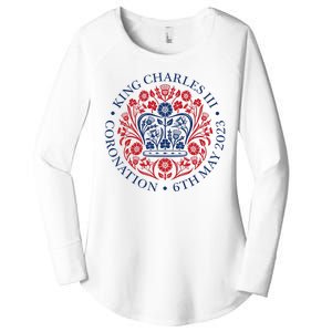 King Charles III Coronation 2023 Women's Perfect Tri Tunic Long Sleeve Shirt