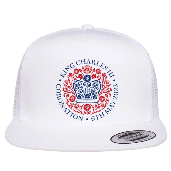 King Charles III Coronation 2023 Flat Bill Trucker Hat