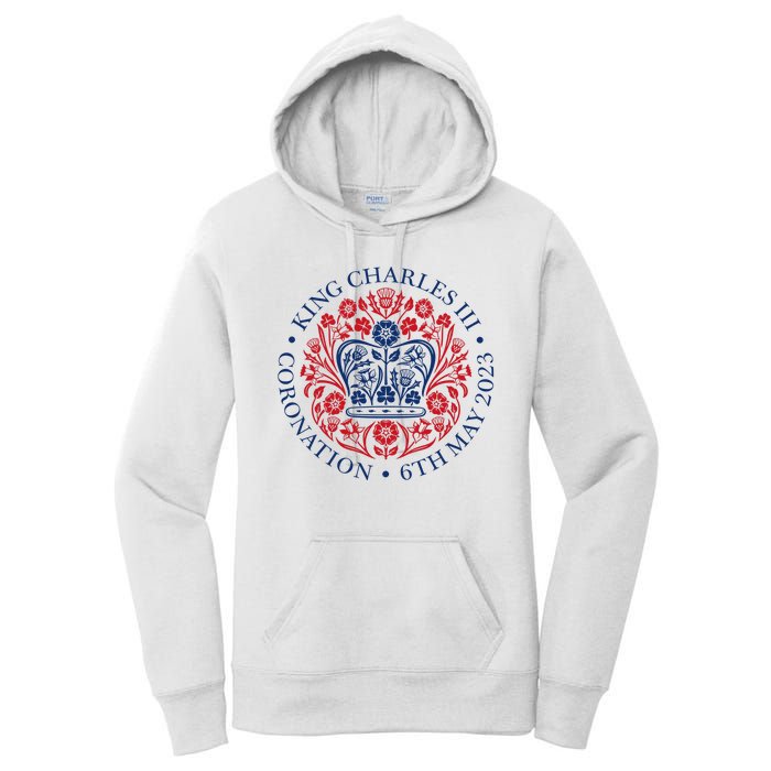 King Charles III Coronation 2023 Women's Pullover Hoodie