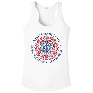 King Charles III Coronation 2023 Ladies PosiCharge Competitor Racerback Tank