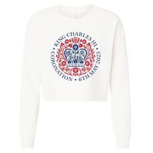 King Charles III Coronation 2023 Cropped Pullover Crew