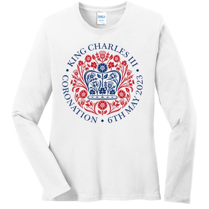 King Charles III Coronation 2023 Ladies Long Sleeve Shirt