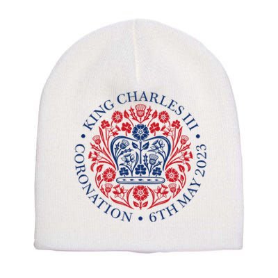 King Charles III Coronation 2023 Short Acrylic Beanie