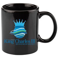 King Charles III Improvement District 11oz C Handle Ceramic Mug