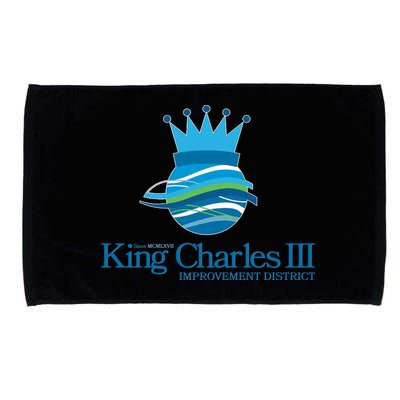 King Charles III Improvement District Microfiber Hand Towel