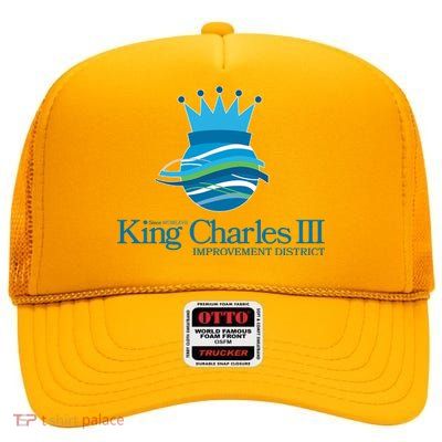 King Charles III Improvement District High Crown Mesh Back Trucker Hat