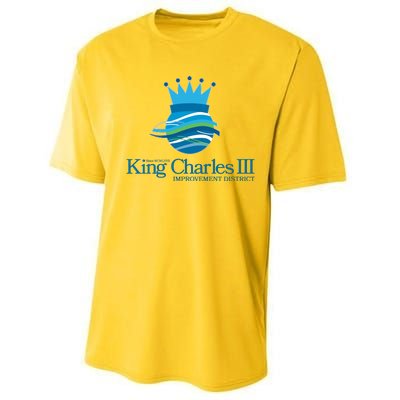 King Charles III Improvement District Performance Sprint T-Shirt