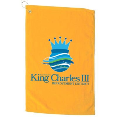 King Charles III Improvement District Golf Towel