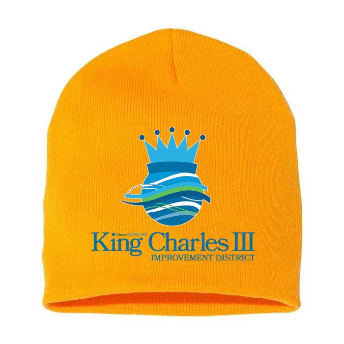 King Charles III Improvement District Short Acrylic Beanie