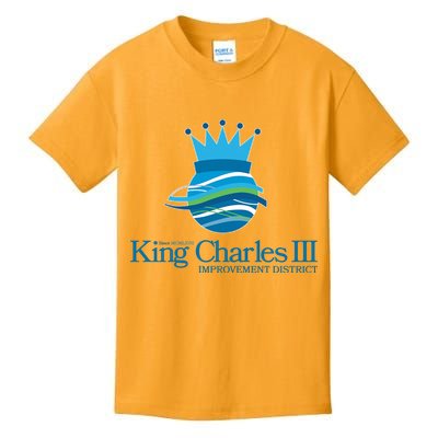 King Charles III Improvement District Kids T-Shirt