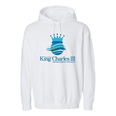 King Charles III Improvement District Garment-Dyed Fleece Hoodie