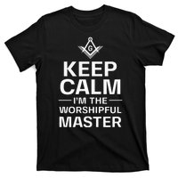 Keep Calm IM The Worshipful Master Freemason Officer T-Shirt