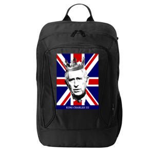 King Charles Iii Funny Gift Union Jack Royal Family Great Gift City Backpack