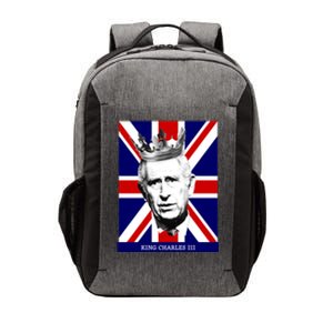 King Charles Iii Funny Gift Union Jack Royal Family Great Gift Vector Backpack