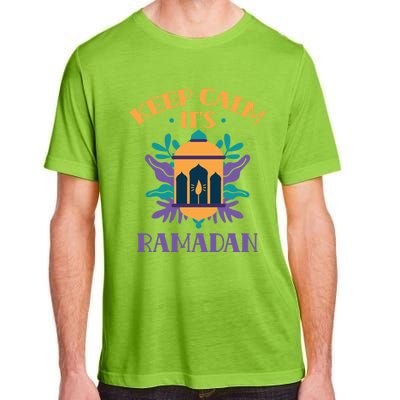 Keep Calm Its Ramadan Muslim Kareem Mubarak Eid Gift Adult ChromaSoft Performance T-Shirt