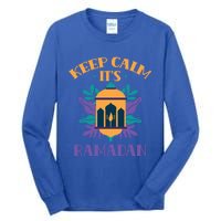 Keep Calm Its Ramadan Muslim Kareem Mubarak Eid Gift Tall Long Sleeve T-Shirt