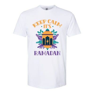 Keep Calm Its Ramadan Muslim Kareem Mubarak Eid Gift Softstyle CVC T-Shirt