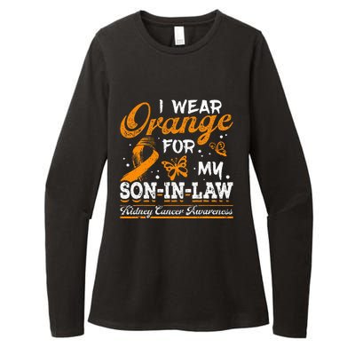 Kidney Cancer I Wear Orange For My Soninlaw Ribbon Womens CVC Long Sleeve Shirt