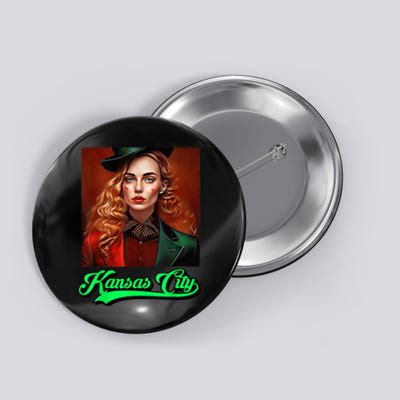 Kansas City Irish Parade Green Beer Barbecue Tailgating Button