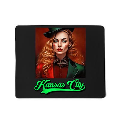 Kansas City Irish Parade Green Beer Barbecue Tailgating Mousepad