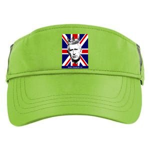 King Charles Iii Gift Union Jack Royal Family Gift Adult Drive Performance Visor