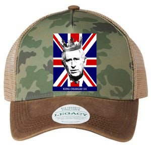 King Charles Iii Gift Union Jack Royal Family Gift Legacy Tie Dye Trucker Hat