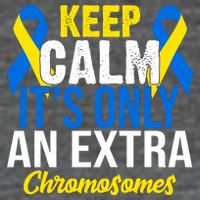 Keep Calm Its Only An Extra Chromosomes Down Syndrome 7-Panel Snapback Hat
