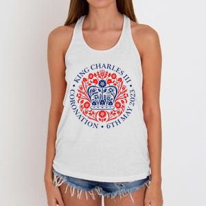 King Charles III Coronation Women's Knotted Racerback Tank