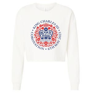 King Charles III Coronation Cropped Pullover Crew