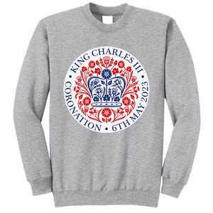 King Charles III Coronation Official Logo Watch Party Tall Sweatshirt